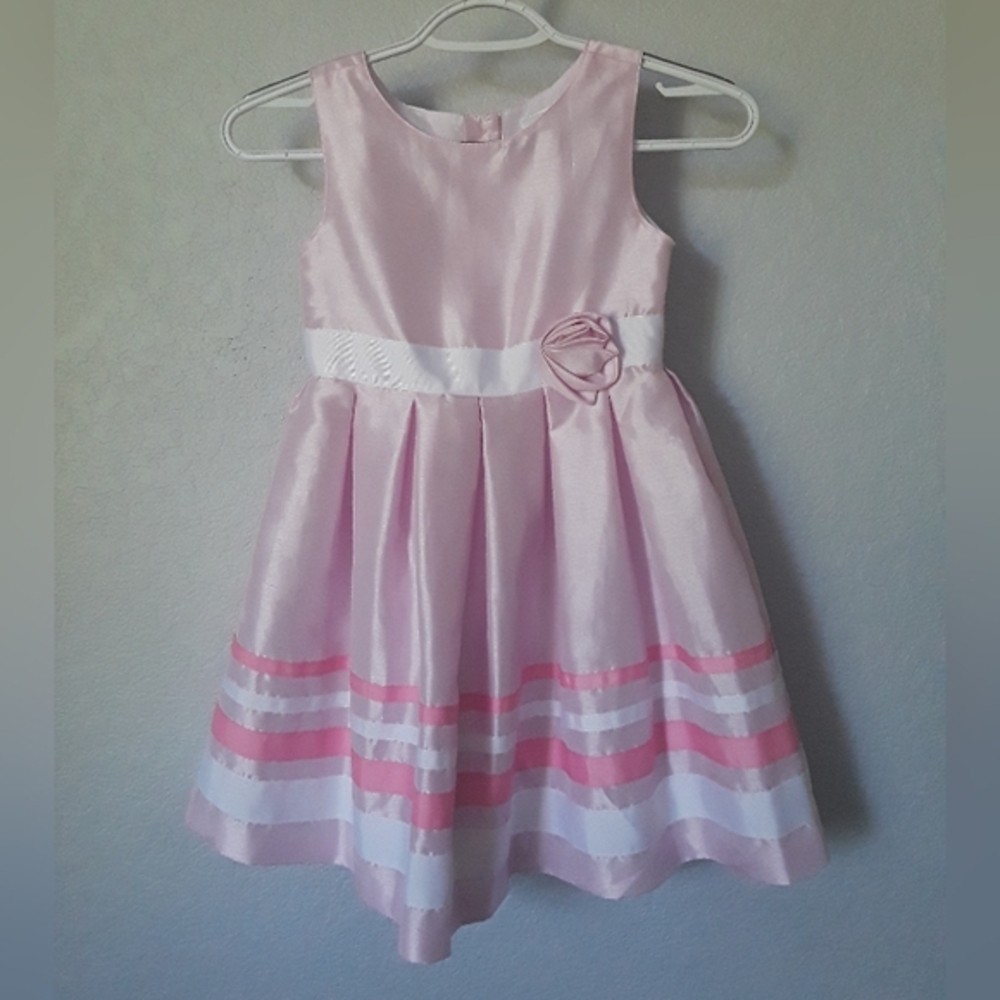 Little Miss Attitude. Girl's Pink Dress. Size : 6.